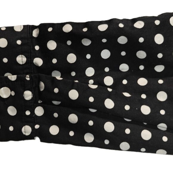 Jones New York Signature Black & White Polka Dot Shirt – Size M - Picture 5 of 5
